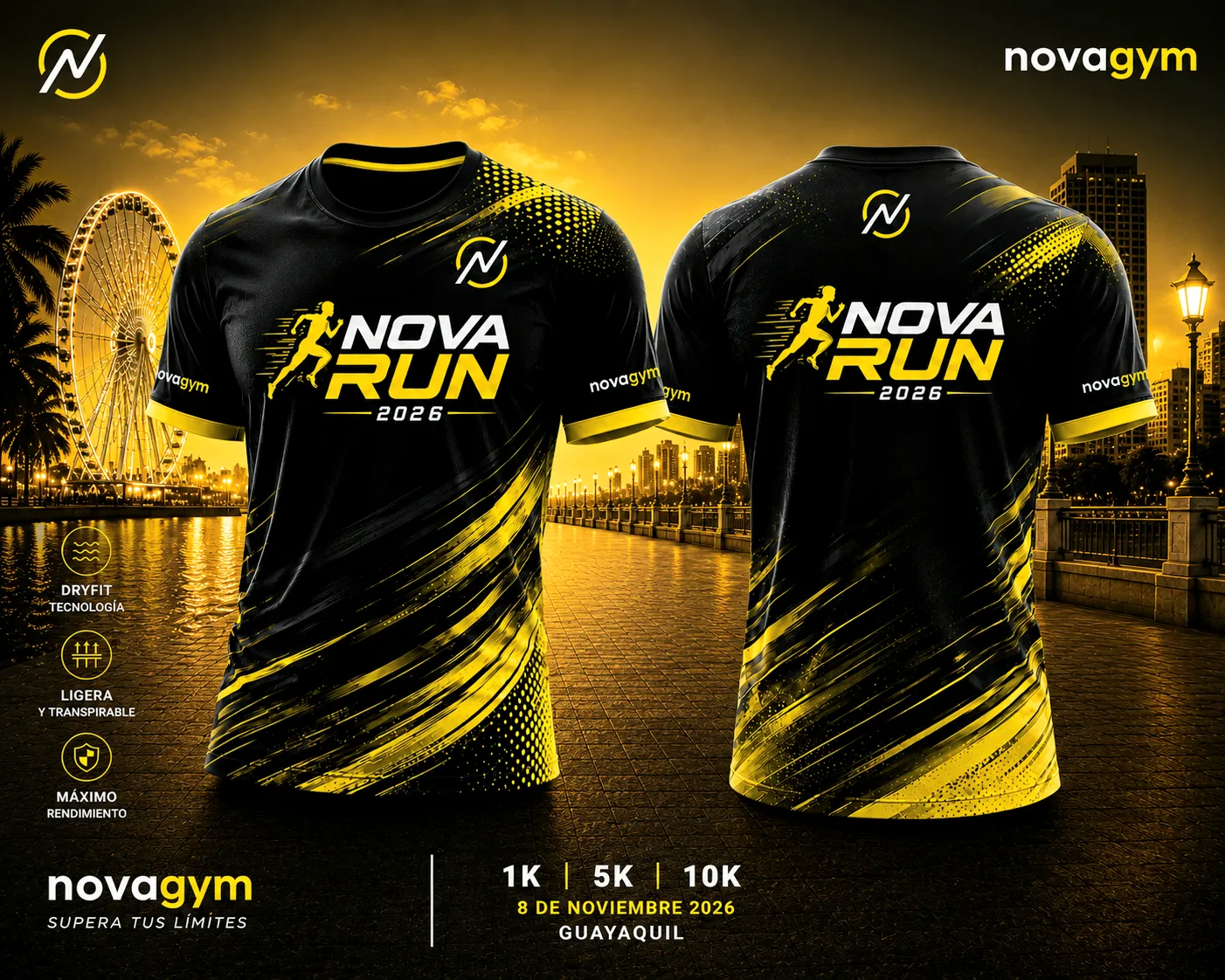 Camiseta oficial de carrera